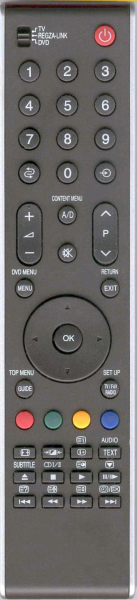 Replacement remote for Toshiba 55UL610, 55UL610U, 47TL515U, 46UL610