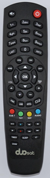 Replacement remote control for Duosat DUOSAT ALL MODEL