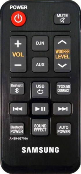 Replacement remote control for Samsung HW-J250EN