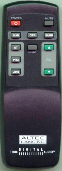 Replacement remote control for Altec Lansing ADA106