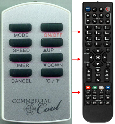 Télécommande de remplacement pour Haier CPR07XC9, CPR07XC9LW, CPRB07XC7, AC562054
