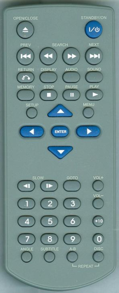 Replacement remote for Magnavox MRD510, MRD310