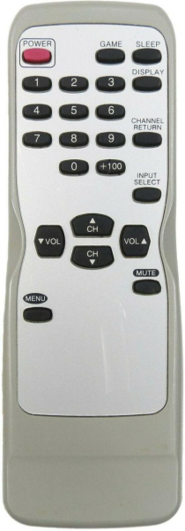 Replacement remote for Sylvania SRT2227W, 6427CTA, SRT2127S, N0110UD