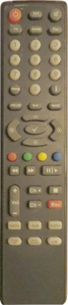 Replacement remote control for Triax ST-HD527CI
