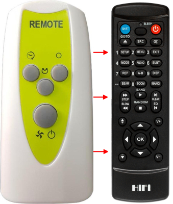 Replacement remote control for Selecline 866036RD-404AC