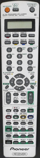 Replacement remote control for Pioneer VSX-AX4AVI-S