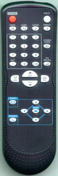 Replacement remote for Emerson LC195EM82, SLC195EM82, NF604UD