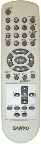 Replacement remote control for Sanyo VWM700