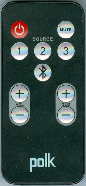 Replacement remote for Polk RE15031, RE15041, SURROUNDBAR 5000IHT