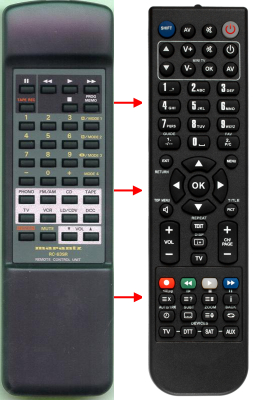 Télécommande de remplacement pour Marantz ZK201J0010,RC63SR, SR63, SR53