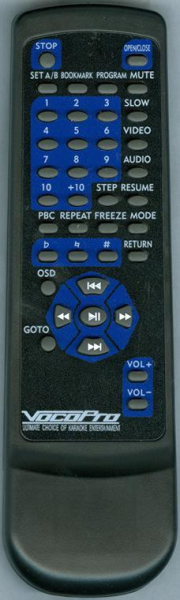 Replacement remote for Vocopro DKP10G