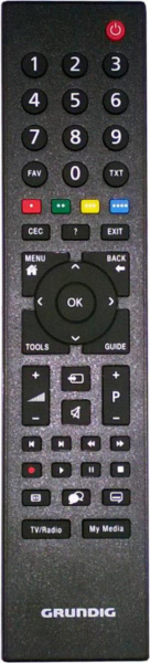 Replacement remote control for Grundig 28CLE5407