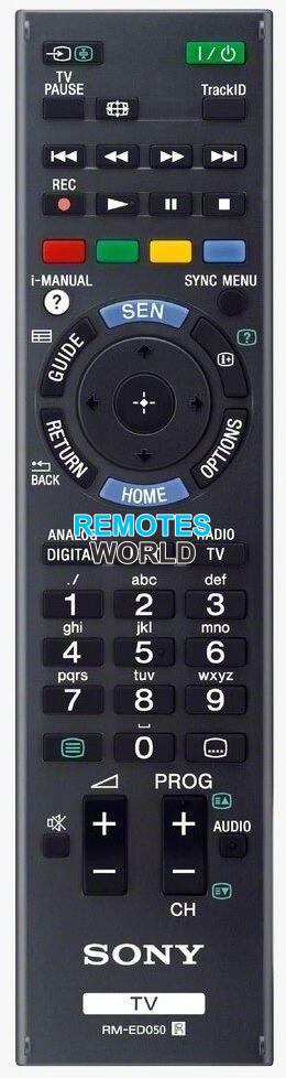 Replacement remote control for Sony KDL-40W900A