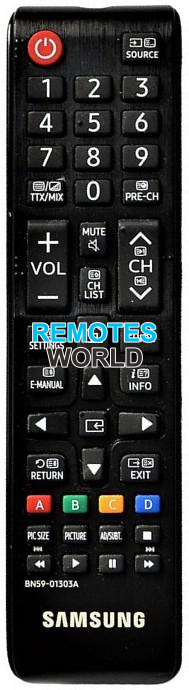 Leyenda tema A la verdad Replacement remote control for Samsung TM1750A