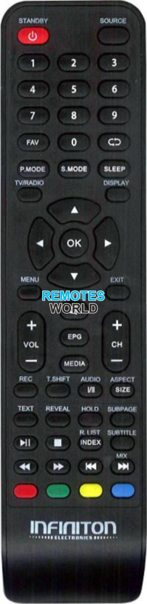 POLAROID TQL28R4PR002.133 - télécommande de remplacement - $16.8 : REMOTE  CONTROL WORLD
