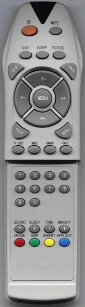Replacement remote control for Schneider 42M921SCREENLAND