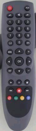 Replacement remote control for Durabrand TVCR3021T(TV+DVD)