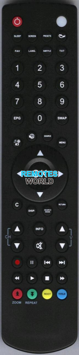 Télécommande de remplacement pour Techwood TKD409DVX MK III