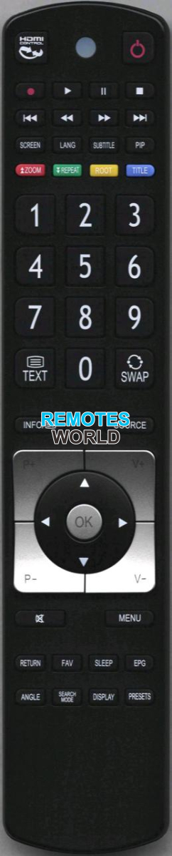 Télécommande Universelle Rc1205 Pour Techwood Tv Tk16t29 Tk22t29