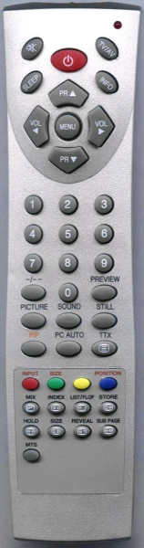 Replacement remote control for Daewoo LCD32DNT