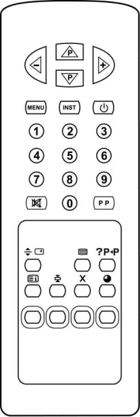 Replacement remote control for Hypson HYM55F