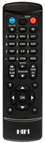 Télécommande de remplacement pour ELYXIO DVD3206S 