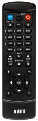 Replacement remote for Zenith DVB612 DVB712