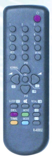 Replacement remote control for Goodmans R40B02