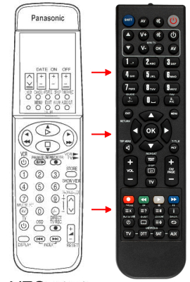 Replacement remote control for Classic IRC82048