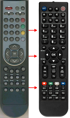 Replacement remote control for Indel B LHD22W57HEU
