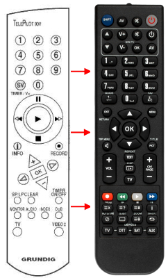 Replacement remote control for Ft M214