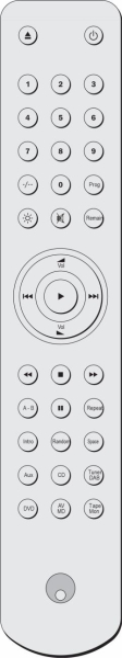 Replacement remote control for Cambridge Audio AZUR640A V2.0