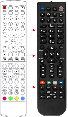 Replacement remote control for Haier DTA2189