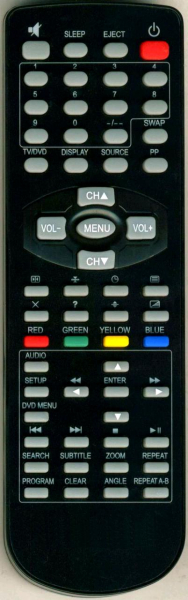 Replacement remote control for Disney Electronics P1320TUD