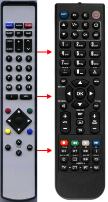Replacement remote control for Adl NT1501