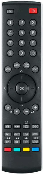 Replacement remote control for Toshiba 24SL415U