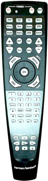 Replacement remote control for Harman Kardon AVR170-230C