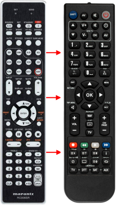 Replacement remote control for Marantz NR1501(AMP+TUNE+BD+GAME)