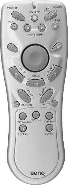 Replacement remote control for BenQ PB8258