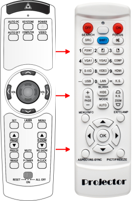 Replacement remote control for Canon CXML