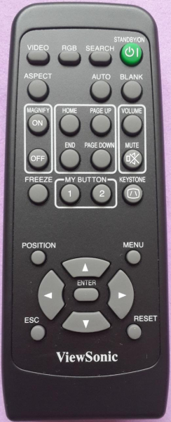 Replacement remote control for Hitachi CP-RS55