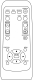 Replacement remote control for Hitachi PJ-LC2001