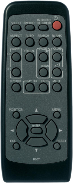 Replacement remote for Hitachi CPX450, R007, EDX42, CPX3011, CPX2511