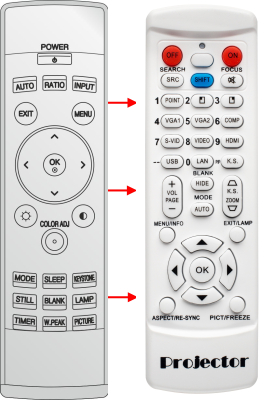 Controlo remoto de substituição para LG AF115 BX403B BX503B CF181D DX630 AN110B-JD