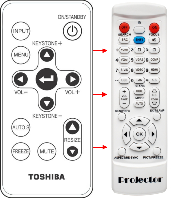 替换的遥控器用于 Toshiba TDP-P9 TDP-PX10U TDP-PX10 TDP-SP1U
