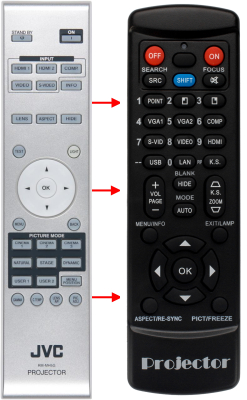 Replacement remote for Anthem LTX 300V LTX 500V LTX 300 LTX 500