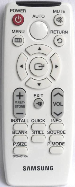 Replacement remote for Samsung SP-M250S SP-M200