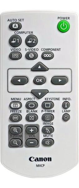 Replacement remote control for Canon LV-S4