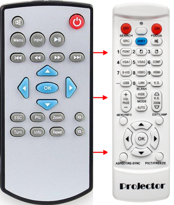 Replacement remote control for Unic UC40