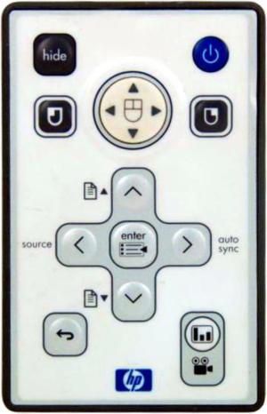 Replacement remote control for Hp VP6315